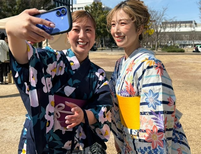 浴衣で夏を満喫しましょう!